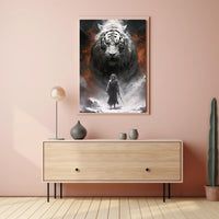 Warrior And The White Tiger Poster