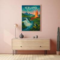 Iceland Golden Circle Poster