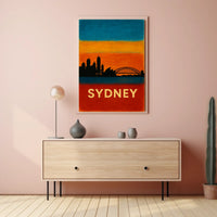 Sydney Skyline Poster