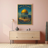 Dome Of The Rock A Symbol Of Harmony Poster
