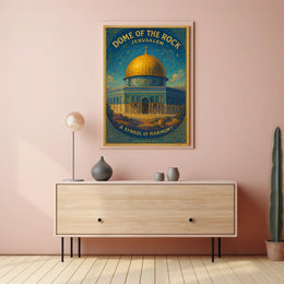 Dome Of The Rock A Symbol Of Harmony Poster