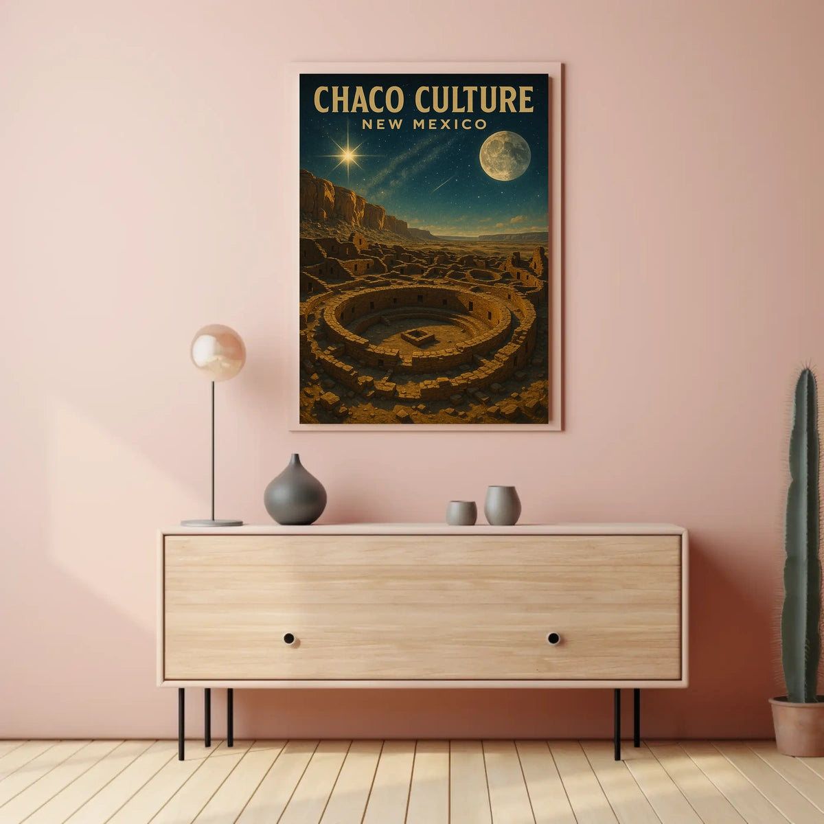 Chaco Culture New Mexico Poster