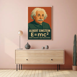 Albert Einstein Theory Of Relativity Poster