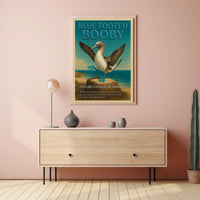 Blue-footed Booby Natures Dance of Wonder Poster
