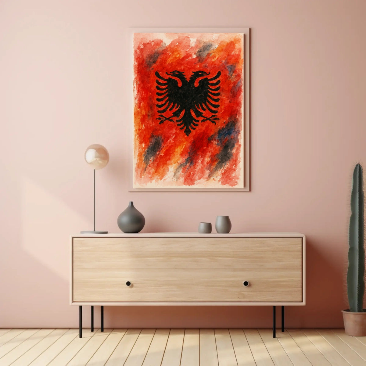Symbolic Eagle Emblem Poster