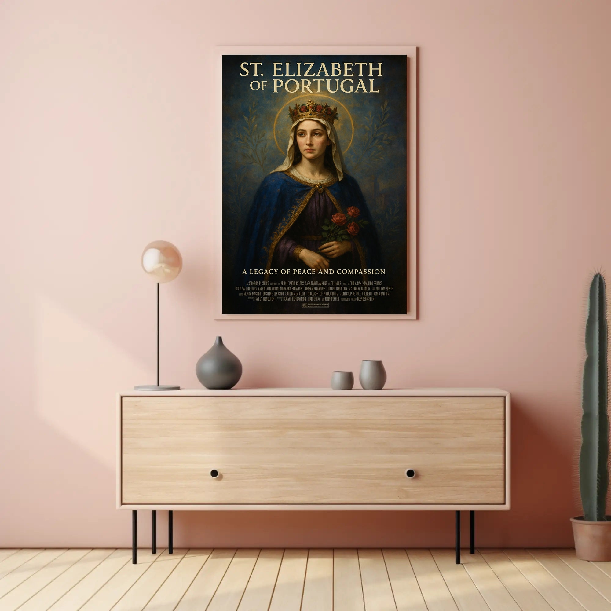 St Elizabeth Of Portugal Religious Poster Print
