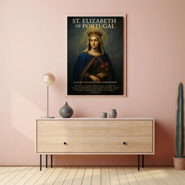 St Elizabeth Of Portugal Religious Poster Print