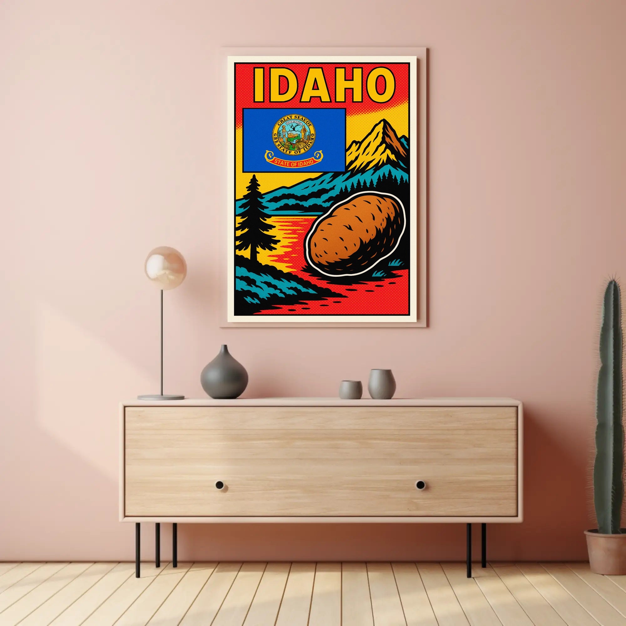 Idaho The Gem State Poster PosterGoat