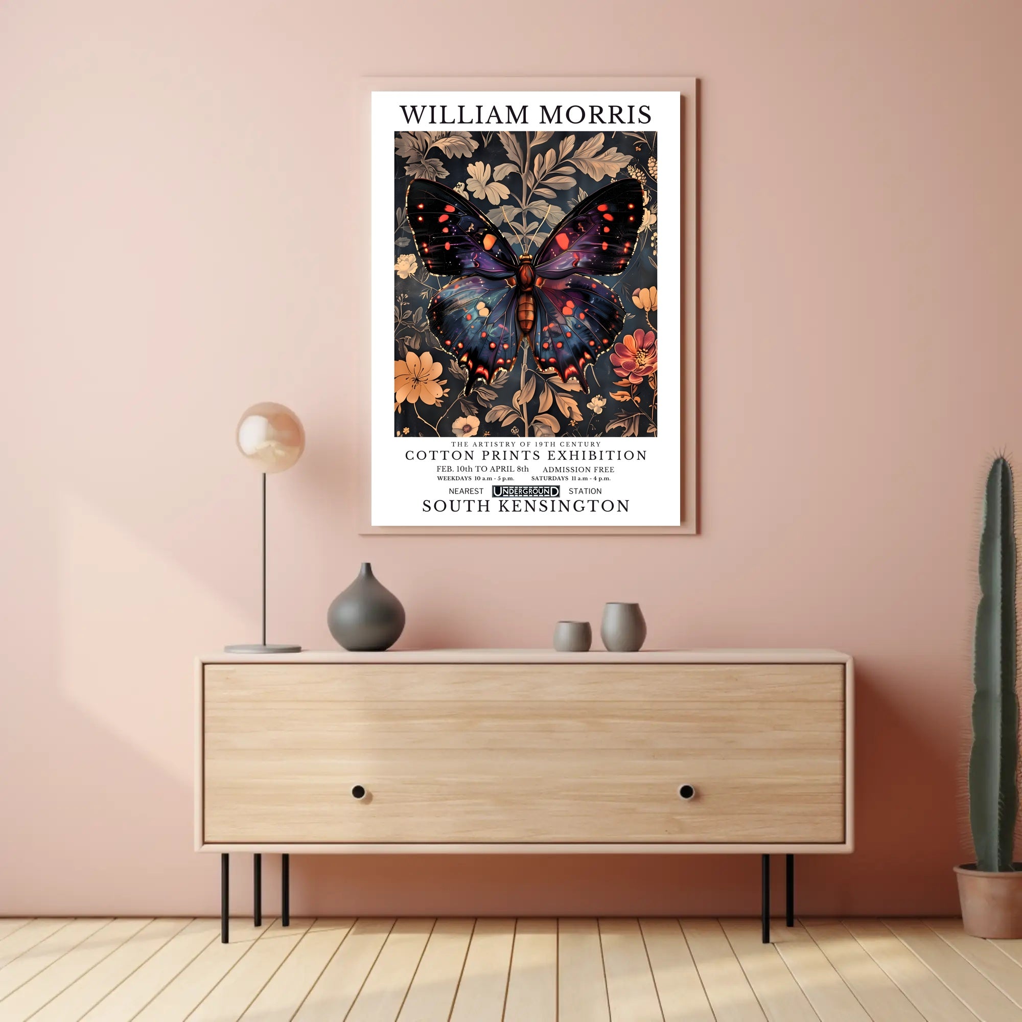 William Morris 19th Century Artistry Cultural Heritage Poster