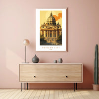 Vatican City Architectural Poster PosterGoat