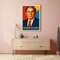 George W. Bush Presidential Portrait Poster