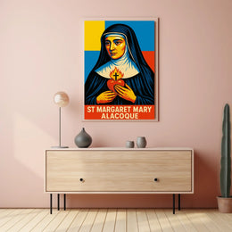 St. Margaret Mary Alacoque Poster