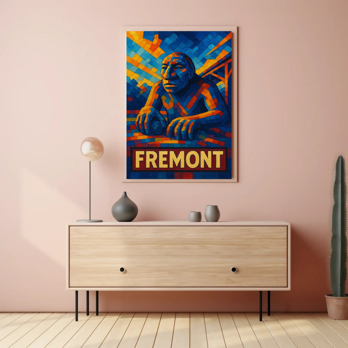 Fremont Mosaic Art Poster