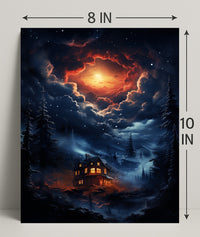 Enchanted Nightscape Poster