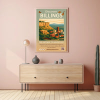 Billings Adventure Travel Poster PosterGoat