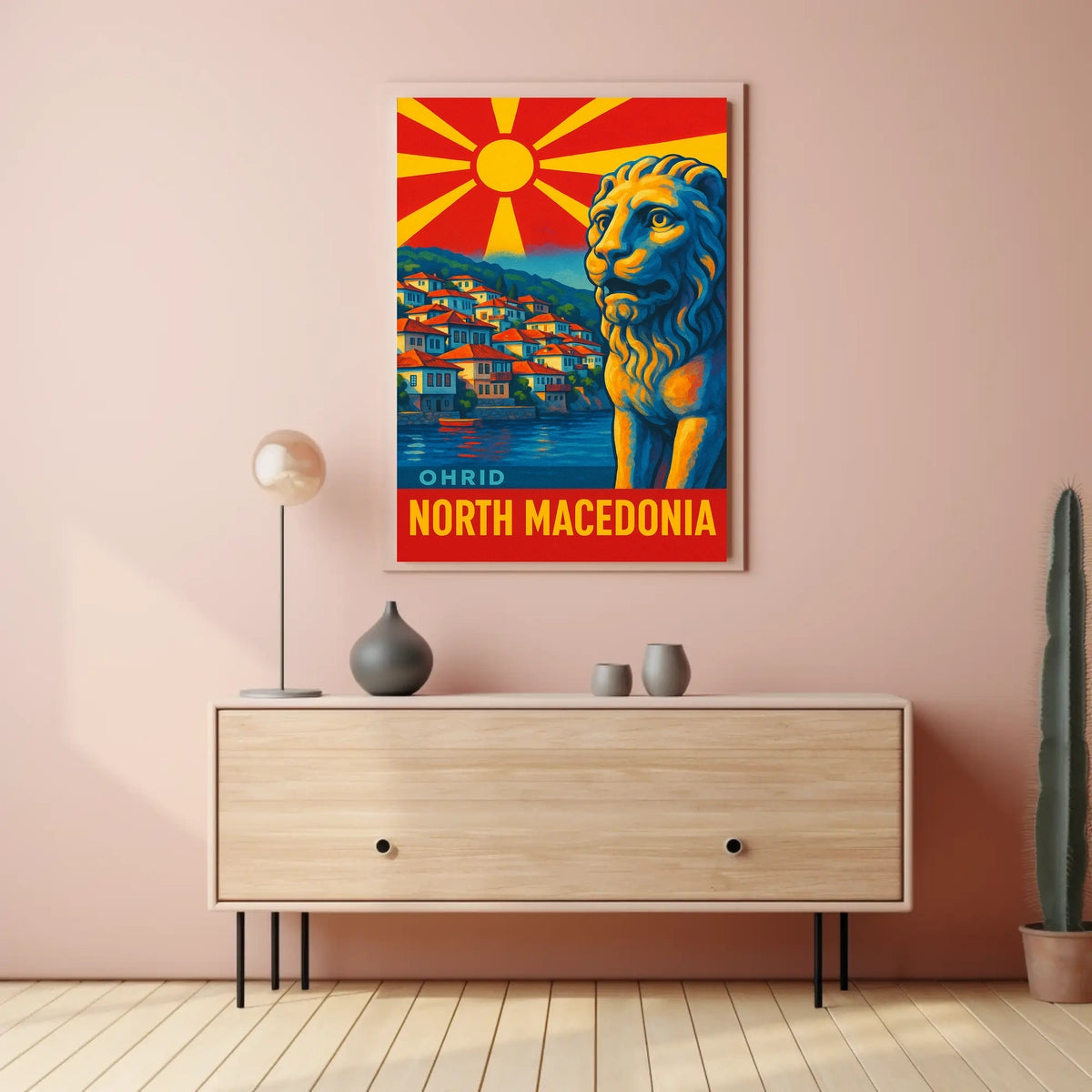 Discover Ohrid, North Macedonia Poster
