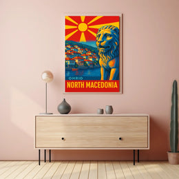 Discover Ohrid, North Macedonia Poster