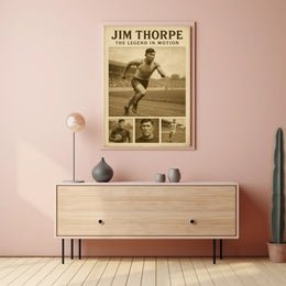 Jim Thorpe The Legend in Motion Jim Thorpe Poster