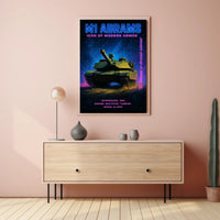 M1 Abrams Icon of Modern Armor Poster PosterGoat