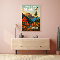 Discover Acadia National Park Poster PosterGoat