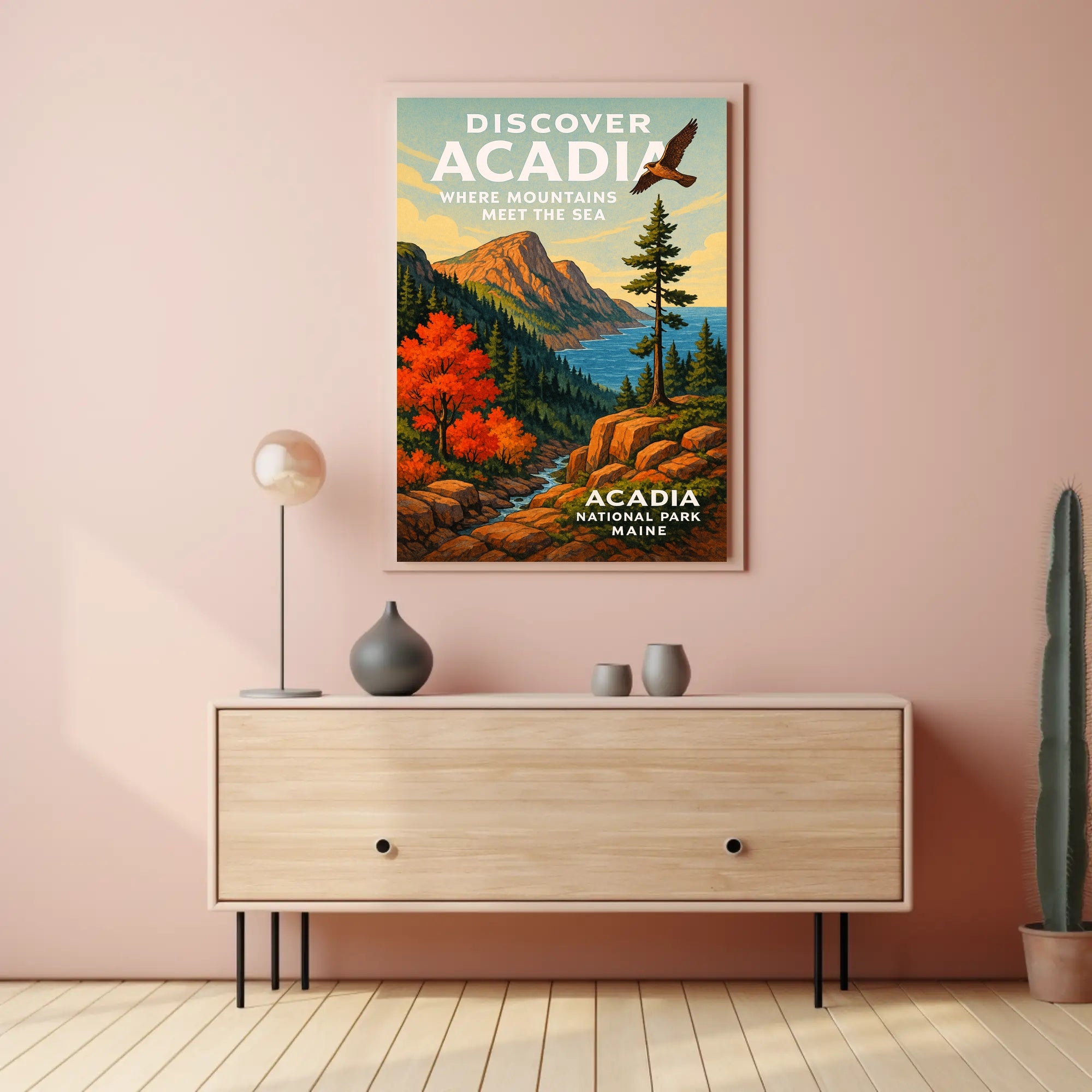 Discover Acadia National Park Poster PosterGoat