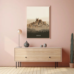 Aman A Tranquil Cityscape Poster