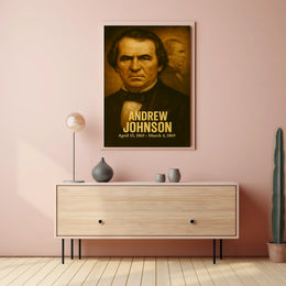 Andrew Johnson 17Th President Poster