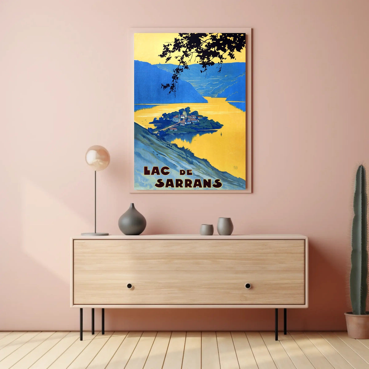 Lac De Sarrans Poster