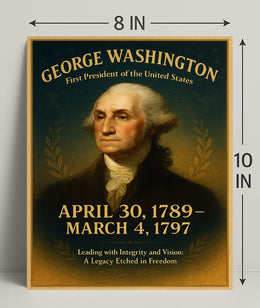 George Washington 1st President Poster PosterGoat