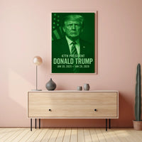 Donald Trump 47th President Poster