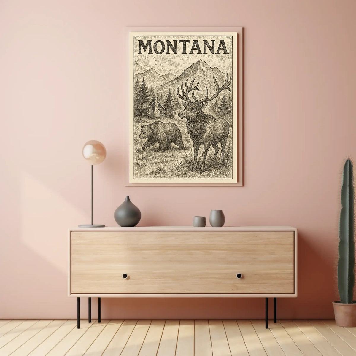 Montana Wilderness Poster