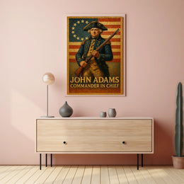 John Adams Commander In Chief Poster