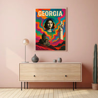 Georgia A Vibrant Tribute Poster