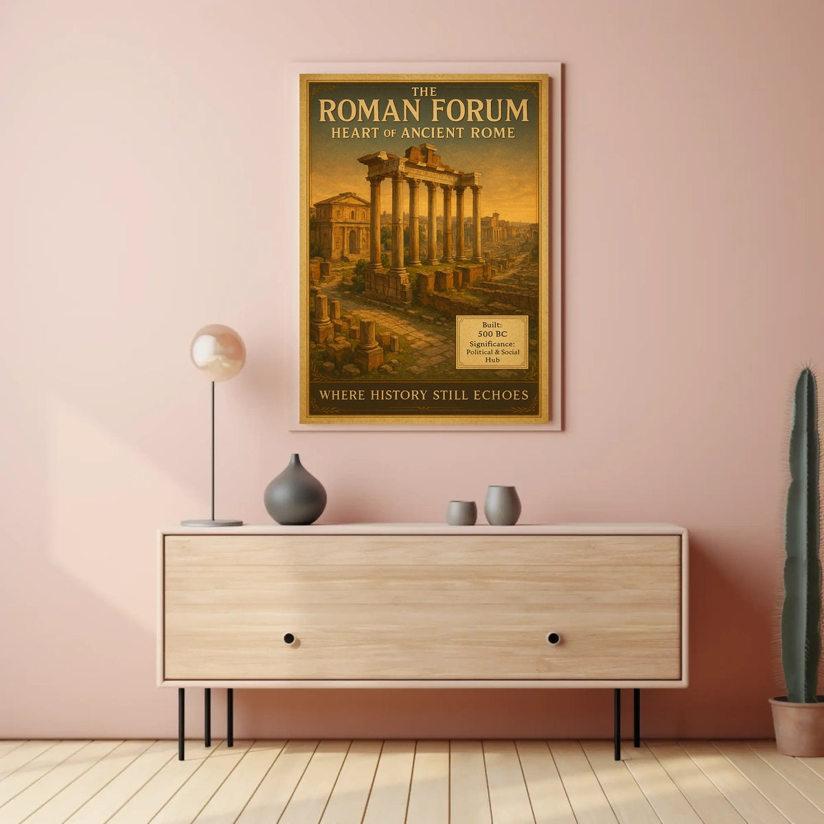 The Roman Forum Heart of Ancient Rome Poster