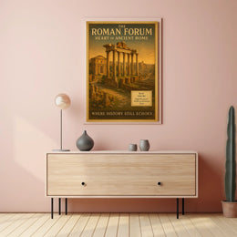 The Roman Forum Heart of Ancient Rome Poster
