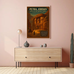 Petra, Jordan Jewel of the Ancient World Poster