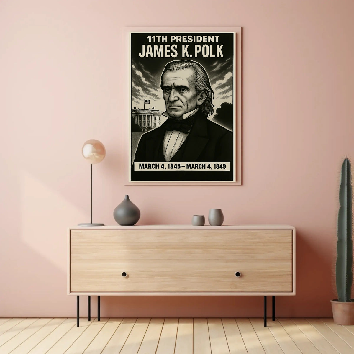 James K. Polk 11Th President Poster