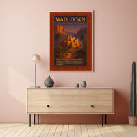 Wadi DoaN Cultural Oasis Of Yemen Poster