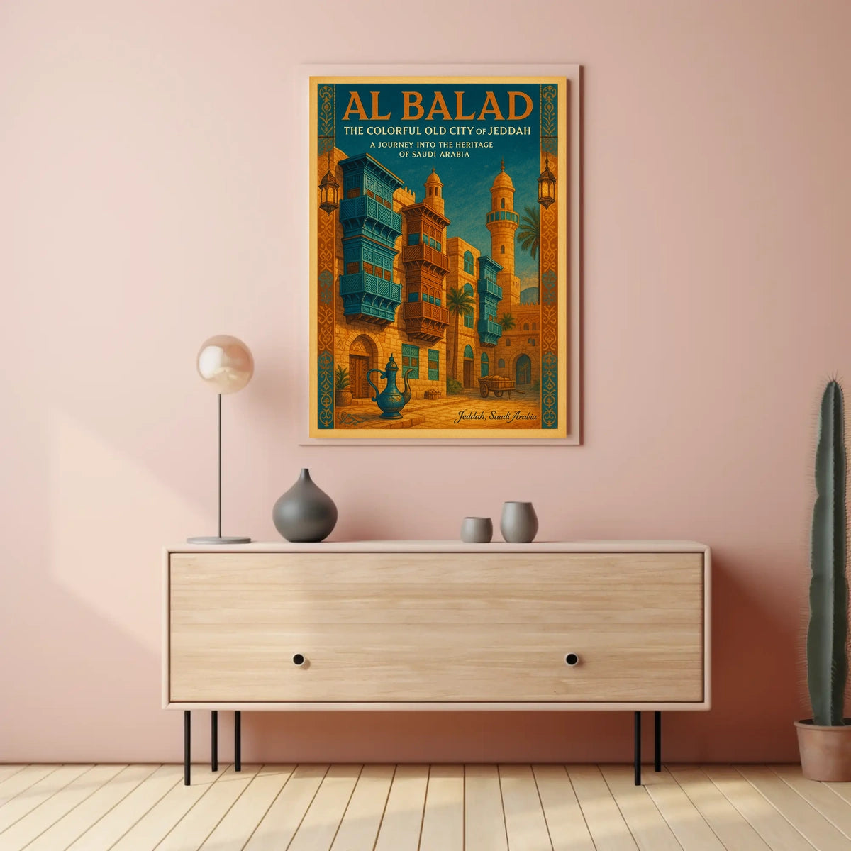 Al Balad The Colorful Old City Of Poster