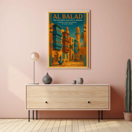 Al Balad The Colorful Old City Of Poster