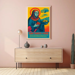 Saint Frances Of Rome Poster
