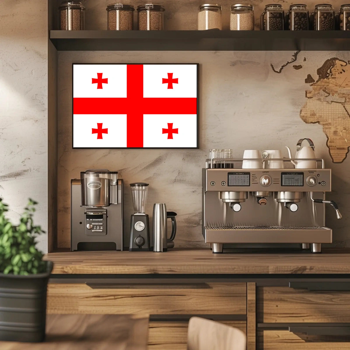 Georgia Flag Poster