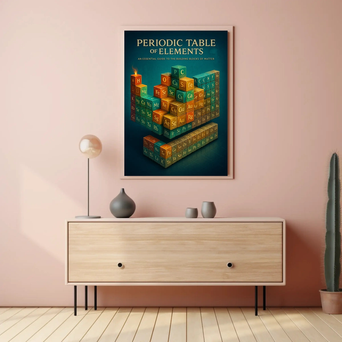 The Periodic Table Of Elements Poster