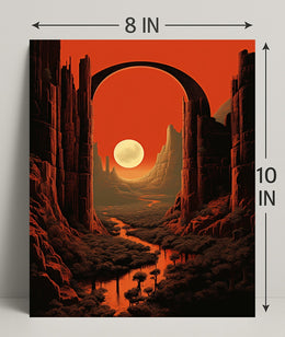 The Enchanted Canyon Poster PosterGoat