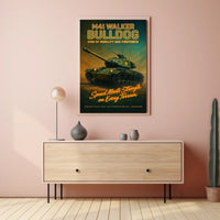 M41 Walker Bulldog Icon of Mobility and Firepower Poster