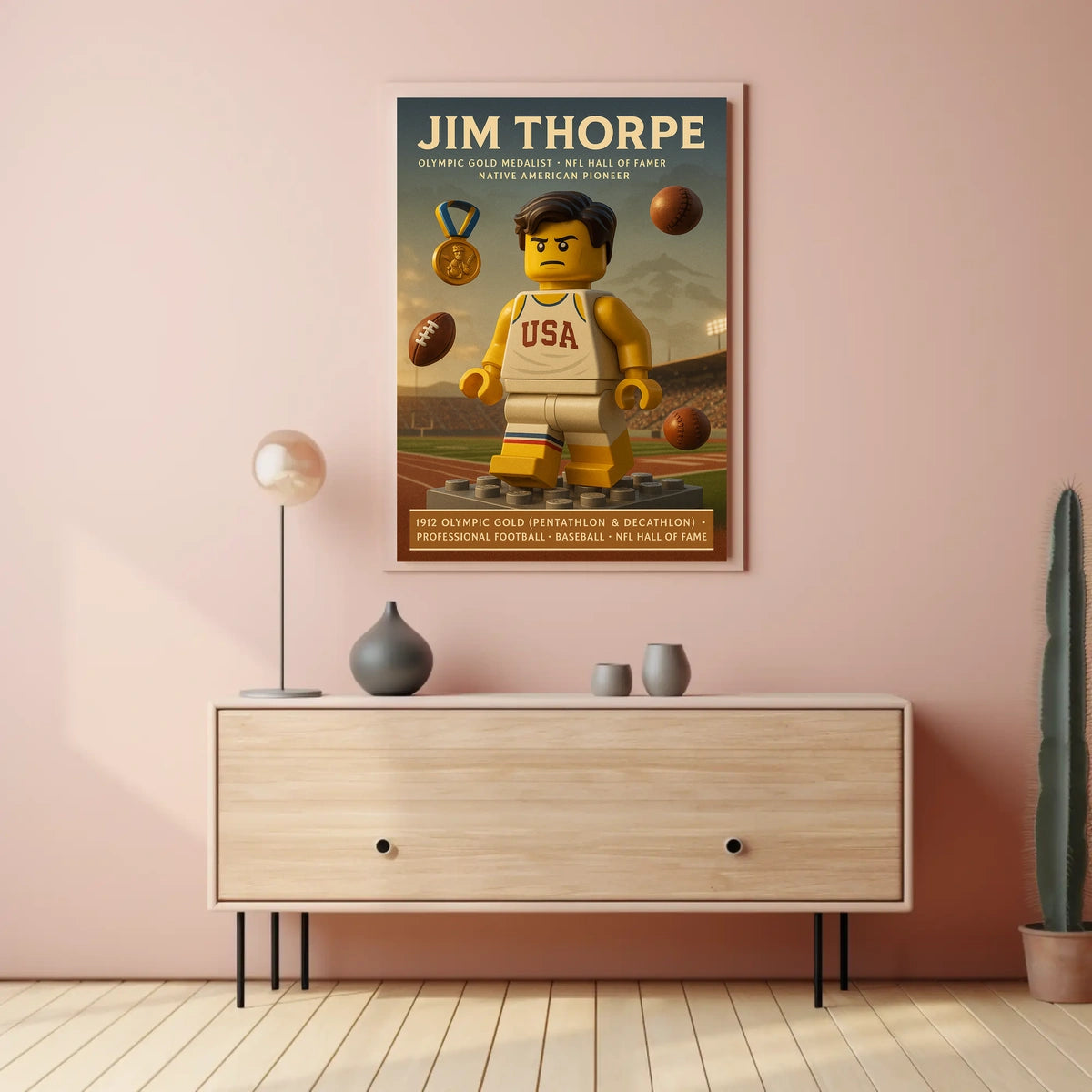 Celebrating Jim Thorpe A Legendary Pioneer Jim Thorpe Poster