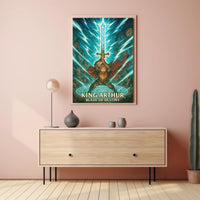 King Arthur Excalibur Fantasy Mythology Poster