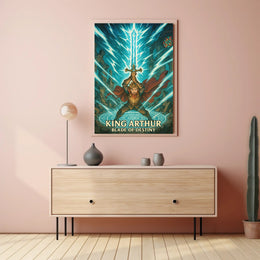 King Arthur Excalibur Fantasy Mythology Poster