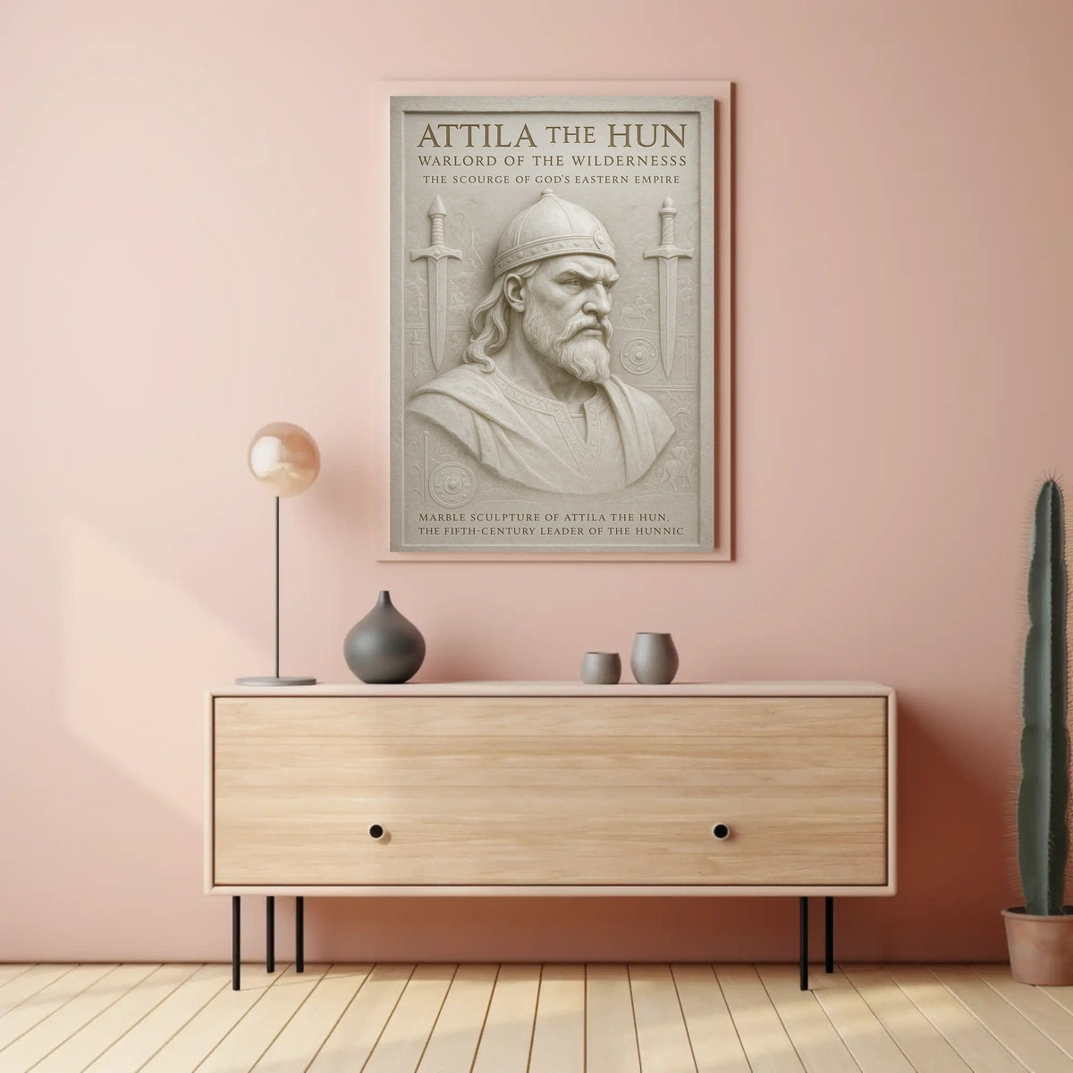 Attila the Hun Warlord of the Wilderness Poster
