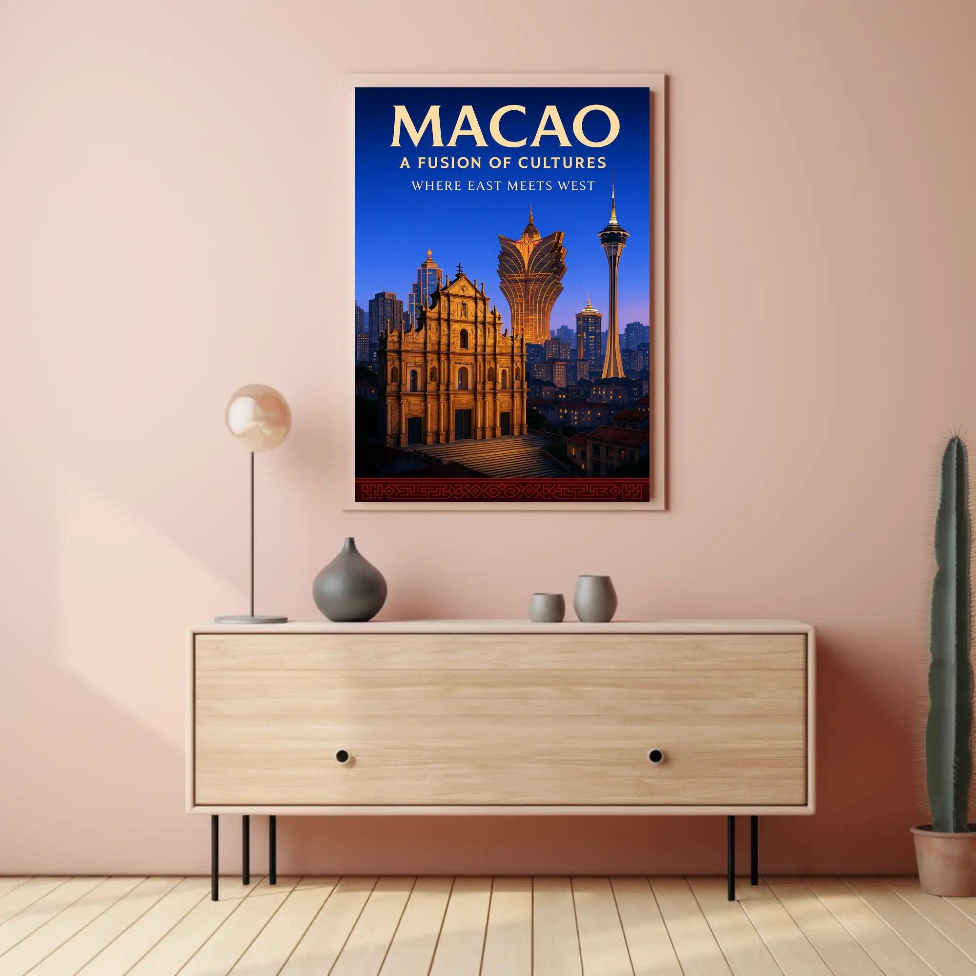 Macao A Fusion of Cultures Poster PosterGoat